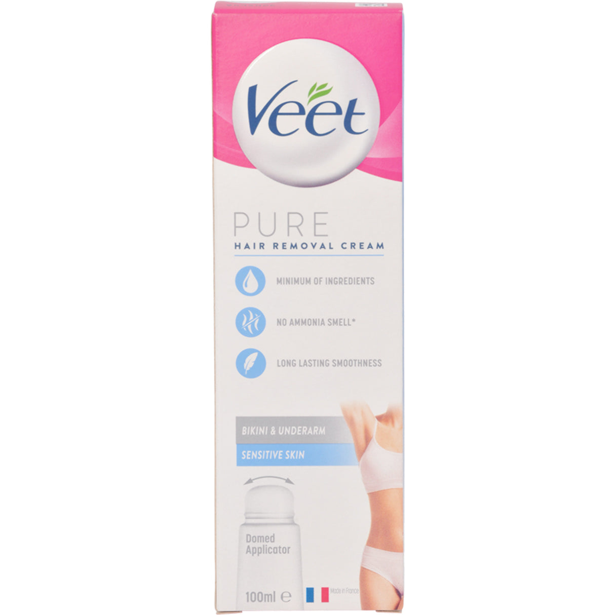 Pure Hair Removal Cream Sensitive Skin Bikini & Underarm