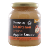 Clearspring Usøtet Biodynamisk Eplemos Økologisk | 360 g fra Clearspring