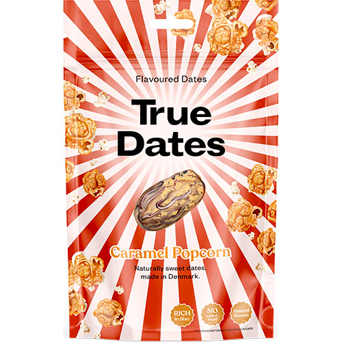 True Dates 100 g | Caramel Popcorn fra True Dates