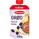 Semper Grøt med pære og svisker fra 6 mnd. | 120 g