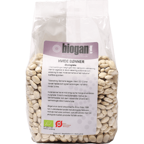 Biogan Bønner Hvite Økologisk | 750 g