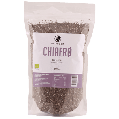 Unikfood Chiafrø Økologisk | 1 kg