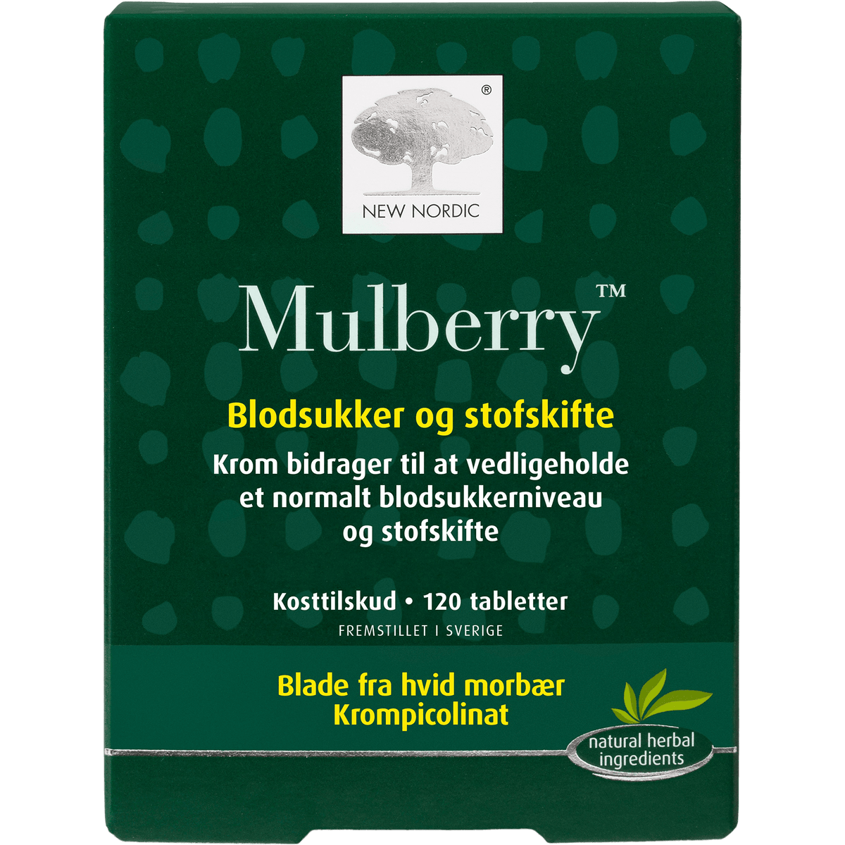 New Nordic Mulberry | 120 tabletter