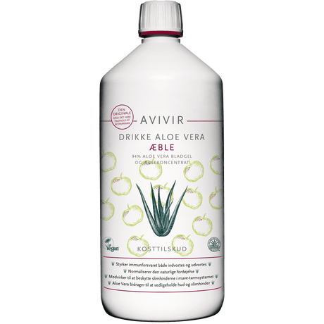 Avivir Aloe Vera Drikk med Eple | 1 liter