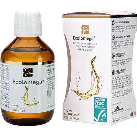 Natur-Drogeriet Ecolomega Fiskeolje | 200 ml