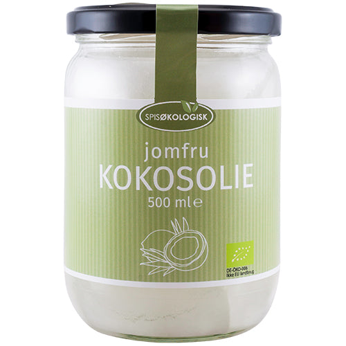Kokosolje Jomfru Koldpresset Øko