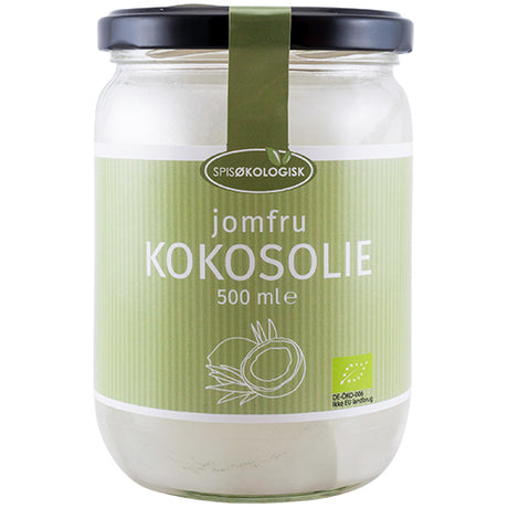 Kokosolje Jomfru Koldpresset Øko