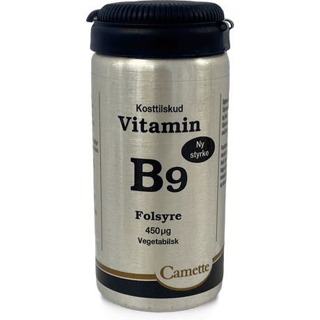 Camette B9 Vitamin Folsyre 450mcg | 90 tabletter