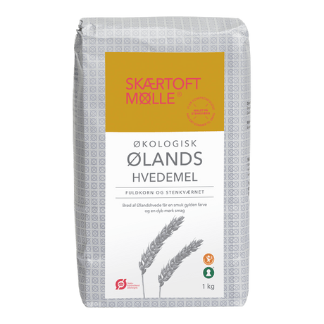 Skærtoft mølle Ølandshvetemel Fullkorn Økologisk Steinmalt | 1 kg