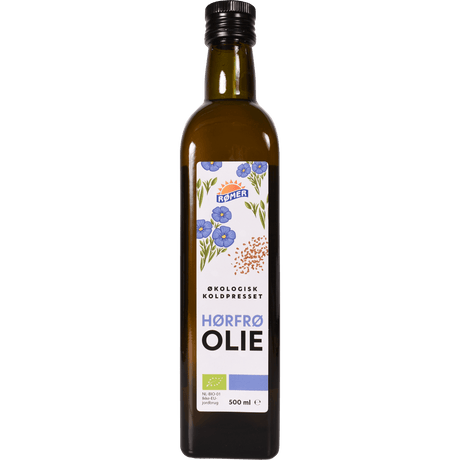 Rømer Linfrøolje Kaldpresset Økologisk | 500 ml