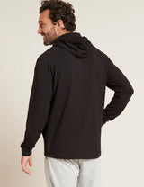 Bambus Menn Pullover Hoodie Svart