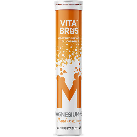 Magnesium+B6 brusetabletter - Mandarinsmak fra 