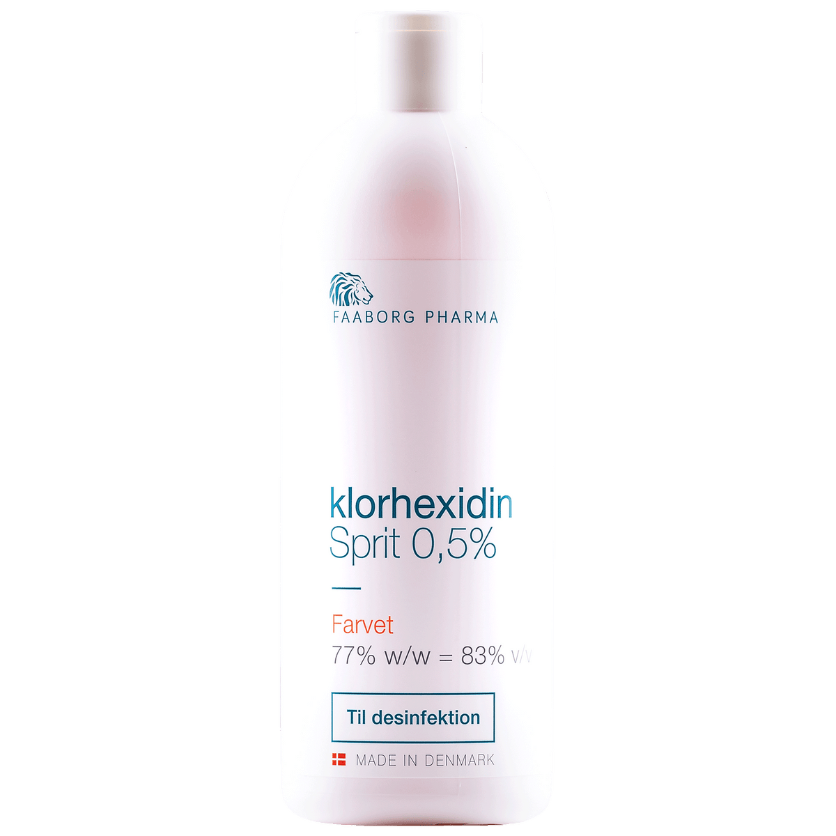 Faaborg Pharma Klorheksidin Sprit 0,5 Farget | 500 ml fra Faaborg Pharma