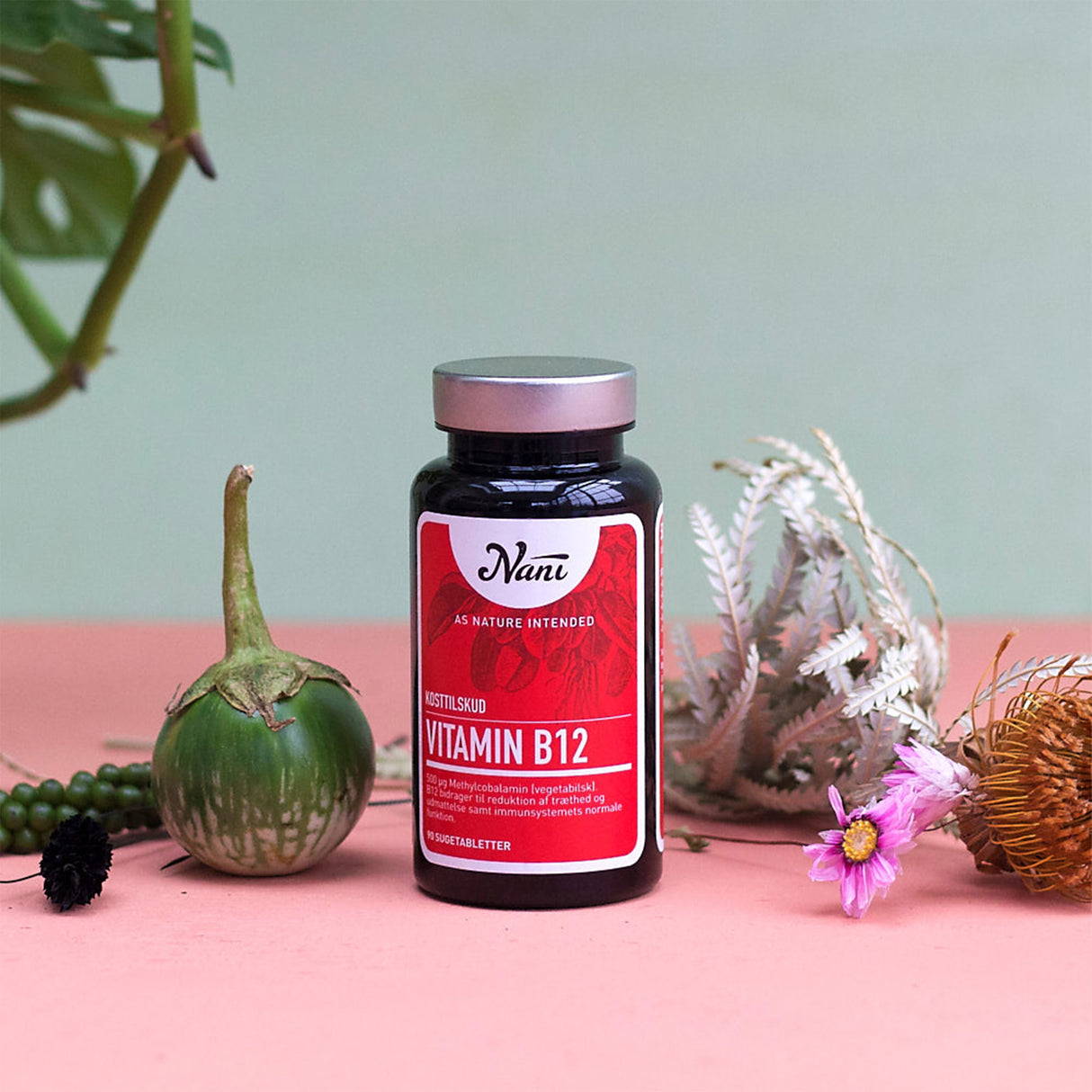 Nani Vitamin B12 Kosttilskudd | 90 tabletter fra Nani