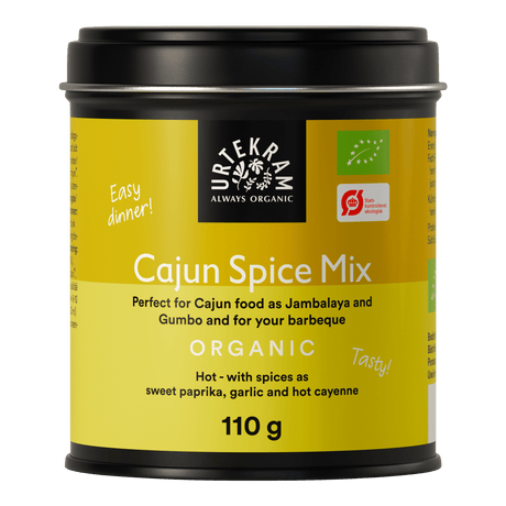 Urtekram Cajun Kryddermix Økologisk | 110 g fra Urtekram