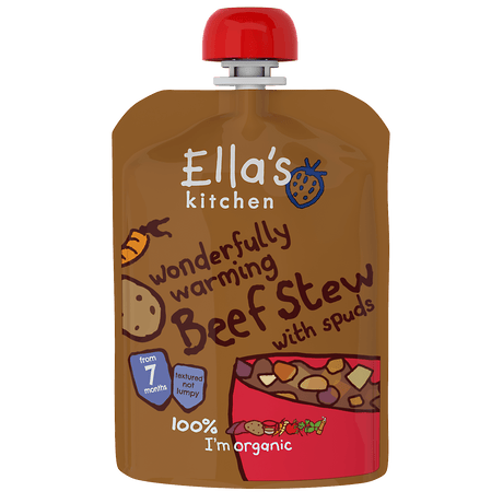Ellas Kitchen Babymos 7 mnd+ Beef Stew Økologisk | 130 g