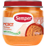 Semper Gulrotmos fra 4 mnd. | 125 g fra Semper