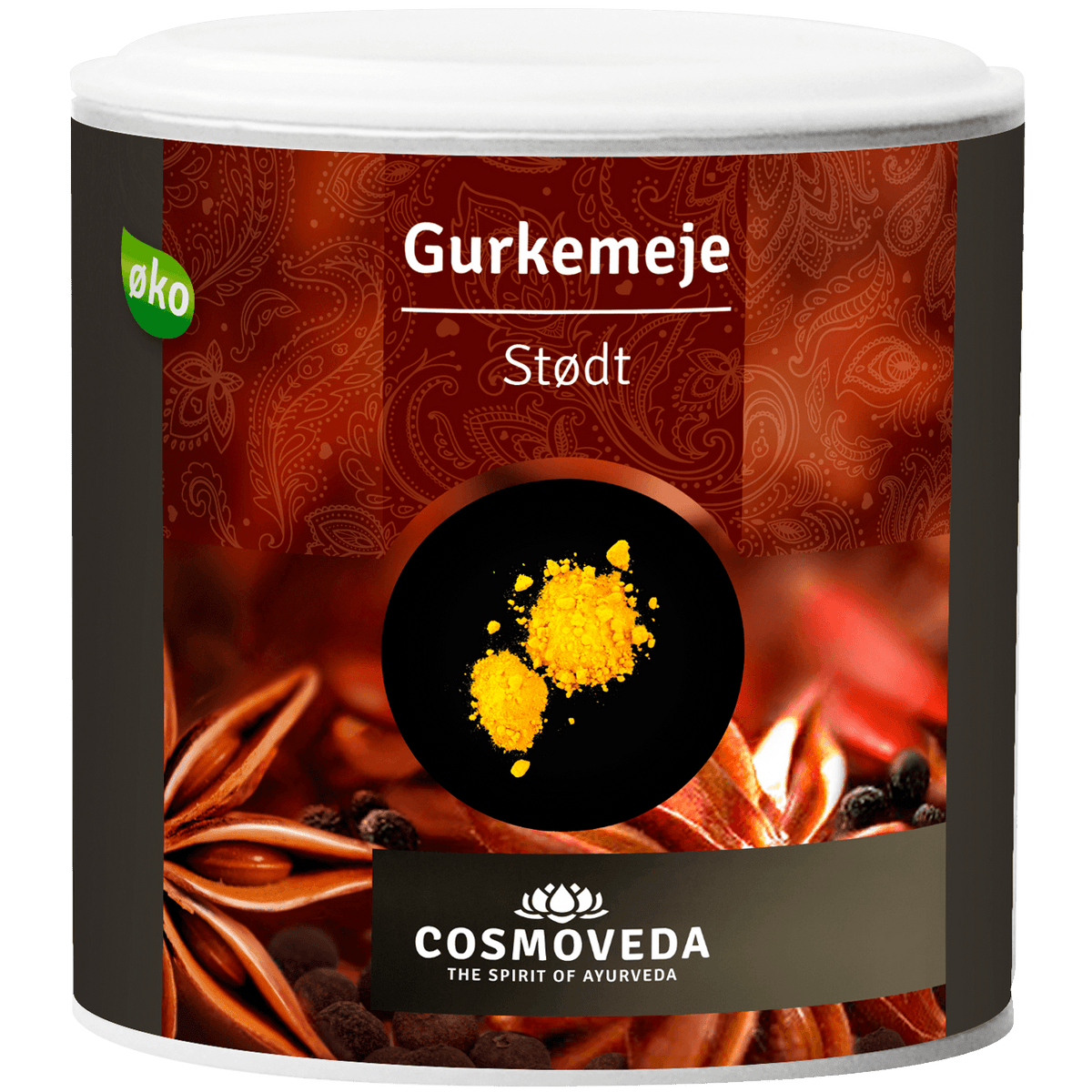 Cosmoveda Gurkemeie pulver Økologisk | 90 g fra Cosmoveda