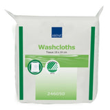 Vaskekluter 3-lags, 19x19cm i poser om 125 stk., engangs fra Otinova