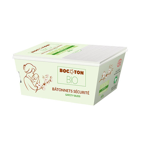 Sikkerhets-Q-tips av Økologisk Bomull for Baby/Barn