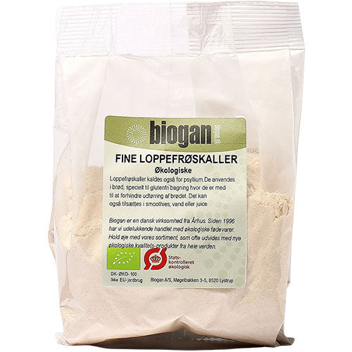 Finmalt Psyllium Husk Loppefrøskall Økologisk og Glutenfri