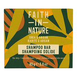 Faith in Nature Shampoo Bar (85 gr) | Shea & Argan fra Faith in Nature