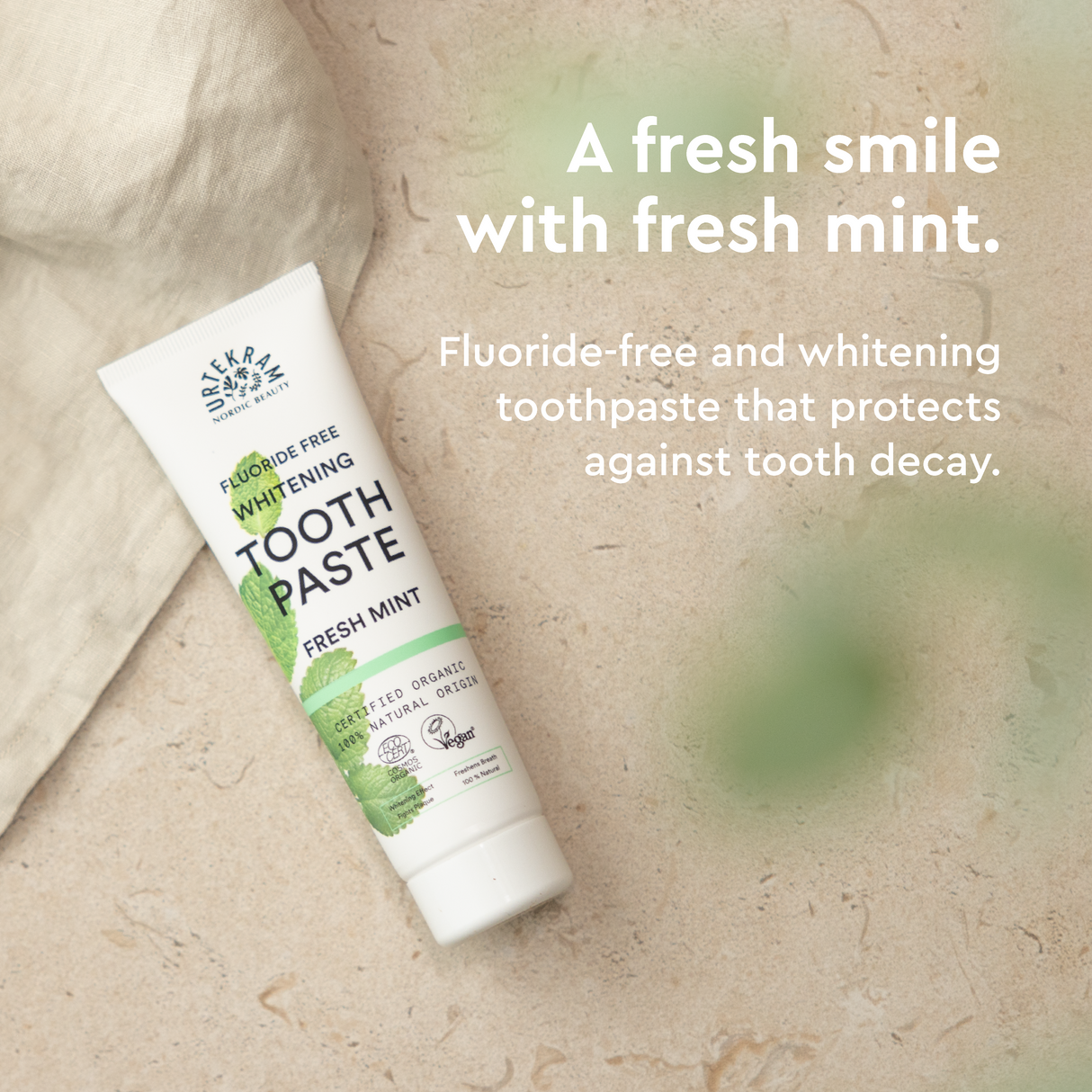 Urtekram Tannkrem Fresh Mint | 75 ml fra Urtekram