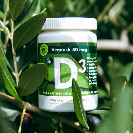 Vegansk D3, 50 Mcg