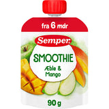 Semper Tropisk fruktsmoothie med mango og eple fra 6 mnd. | 90 g fra Semper