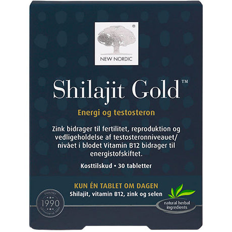 New Nordic Shilajit Gold | 30 tabletter fra New Nordic