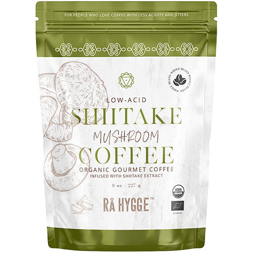 Kaffe m. Shiitake sopp-ekstrakt - hele bønner Øko