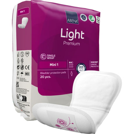 Abena Light Mini 1 Inkontinensbeskyttelse | 20 stk
