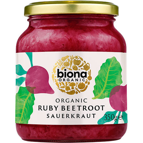 Biona Organic Sauerkraut M. Rødbede Ø Demeter | 350 gr