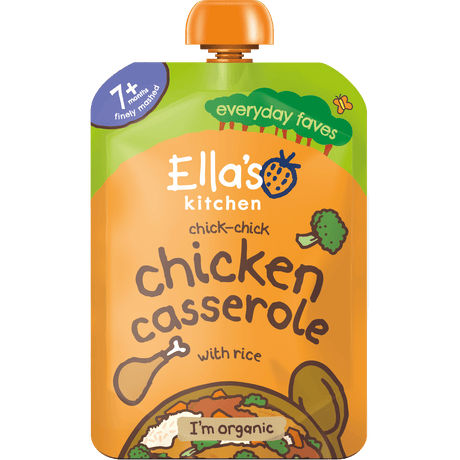 Ellas Kitchen Babymos 7 mnd+ Chicken Casserole With Rice Økologisk | 130 g