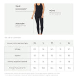 Bambus High Waisted Motivate Tights 3/4 Svart