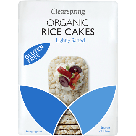 Clearspring Riskjeks 100% Fullkornsris Havsalt Glutenfri | 130 g