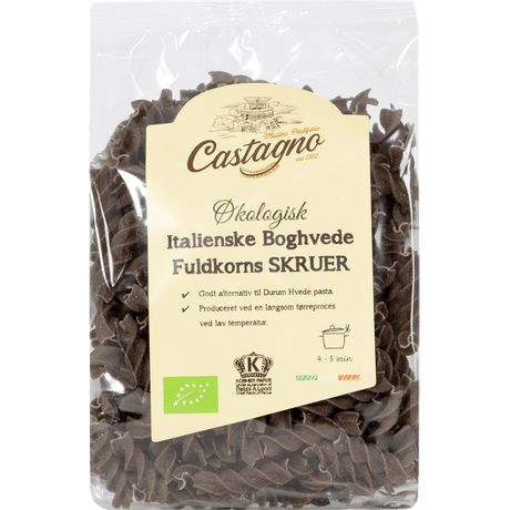 Castagno Fullkorn Bokhvete Skruer Økologisk | 250 g