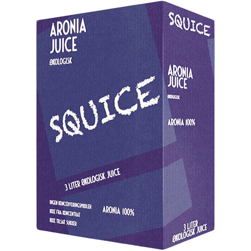Rå 100% Aronia (Svartsurbær) Juice Bag in Box Øko