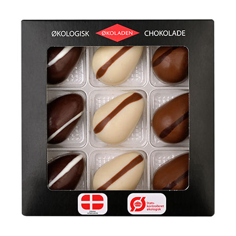 Fyldte Påskeæg 9 stk ass. Ø fra Økoladen