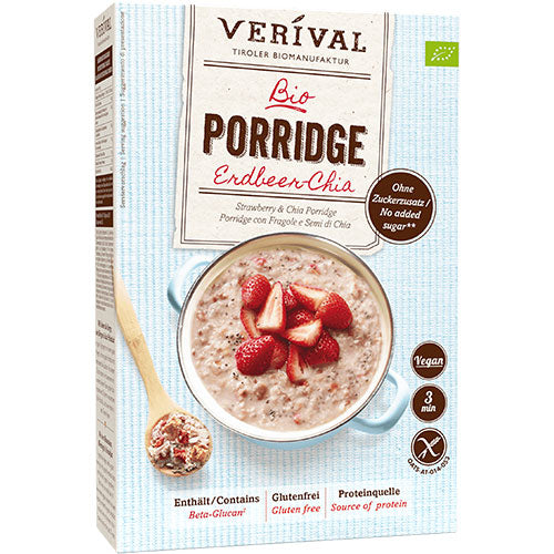 Grøt - Jordbær-Chia Øko Glutenfri