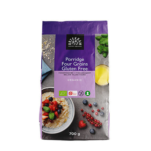 Firekornsgrøt Havregryn Glutenfri Øko