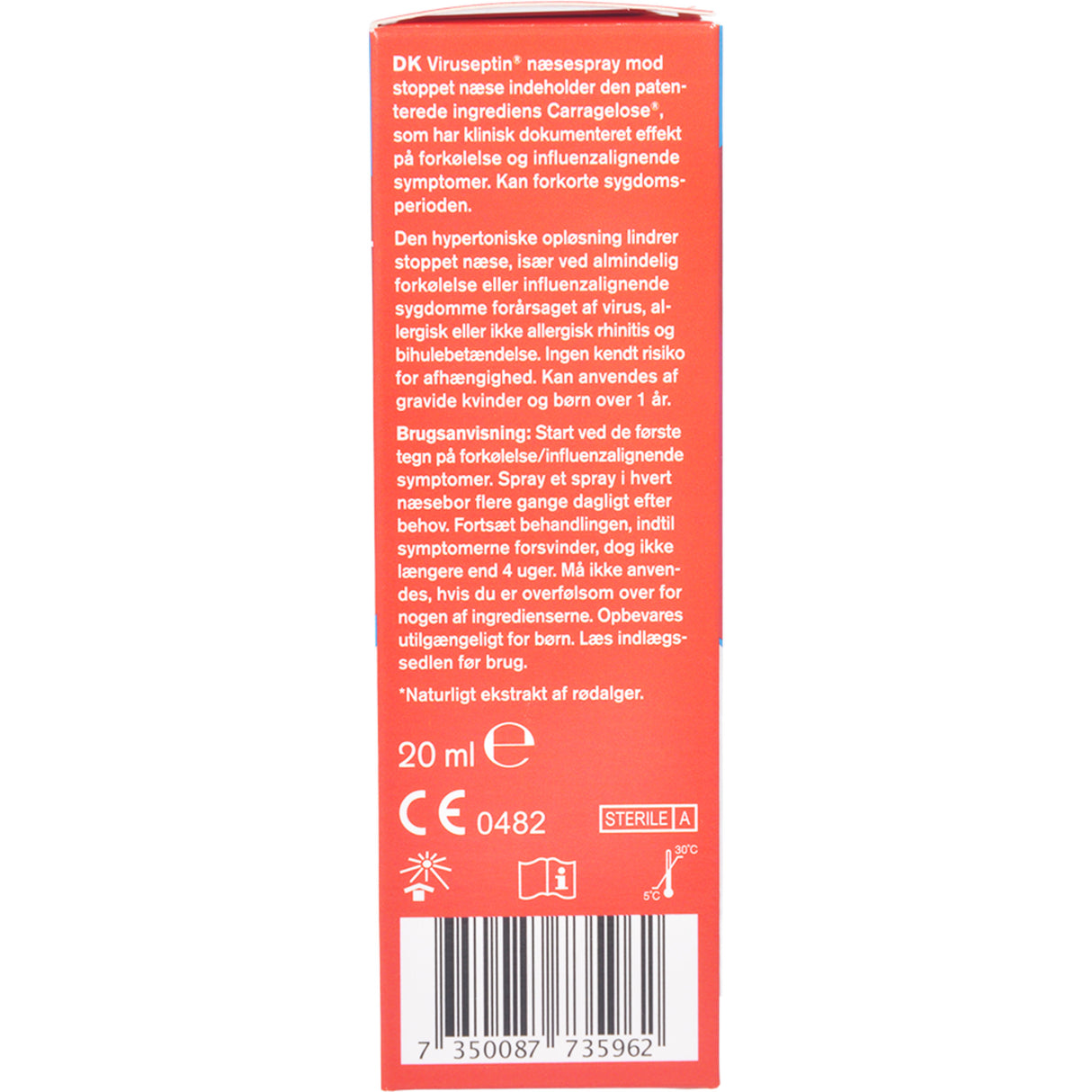 Avsvellende Nesespray