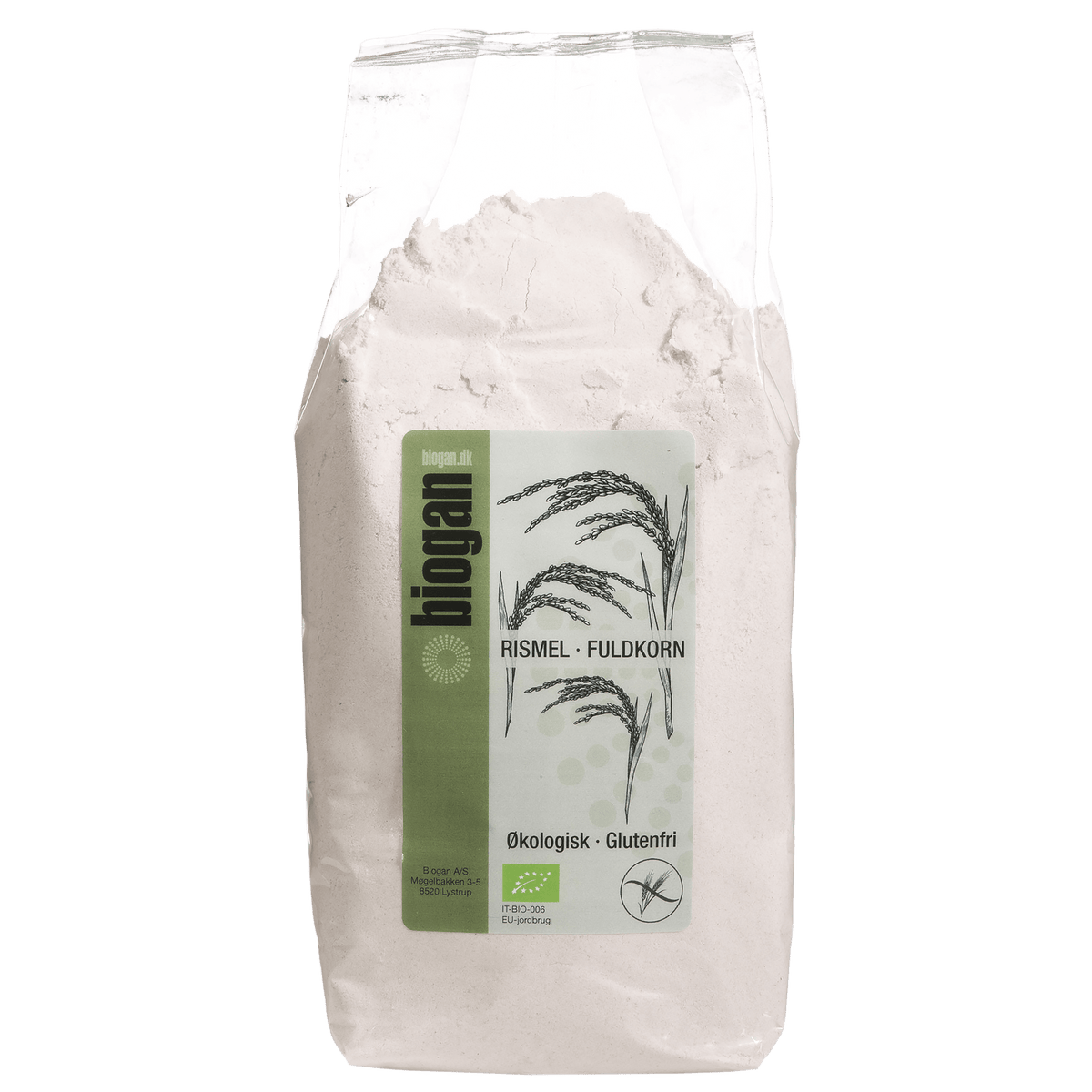 Biogan Rismel Økologisk - Glutenfri | 1 kg fra Biogan