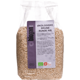 Biogan Brune Runde Ris Økologisk | 1 kg