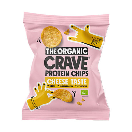 Veganske protein chips m. Ost Ø