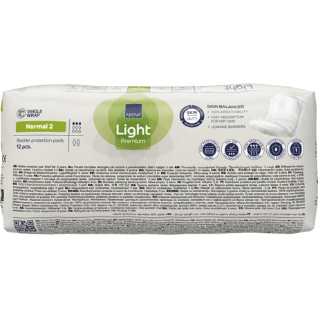Light, Normal 2 Kroppsformet Inkontinensbeskyttelse med teip, Premium