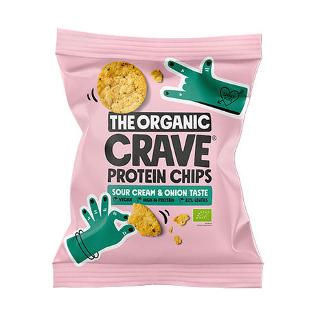 Veganske protein chips m. Rømme og løk Ø