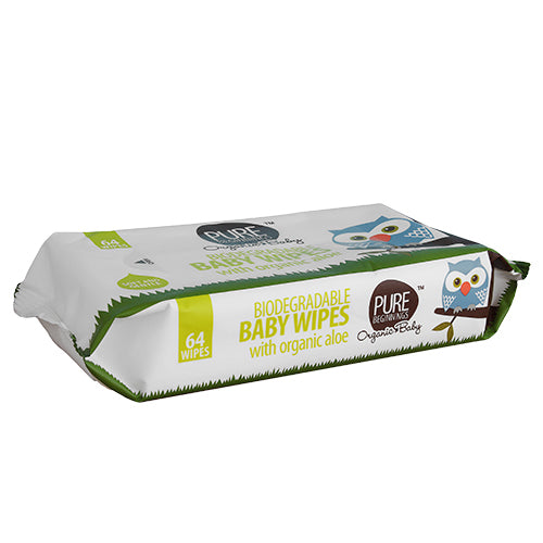 Baby Våtservietter Aloe Vera Øko Bionedbrytbare