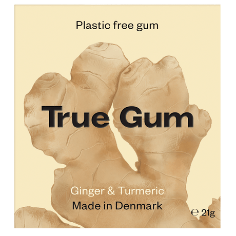 True Gum Tyggegummi | Ginger & Turmeric
