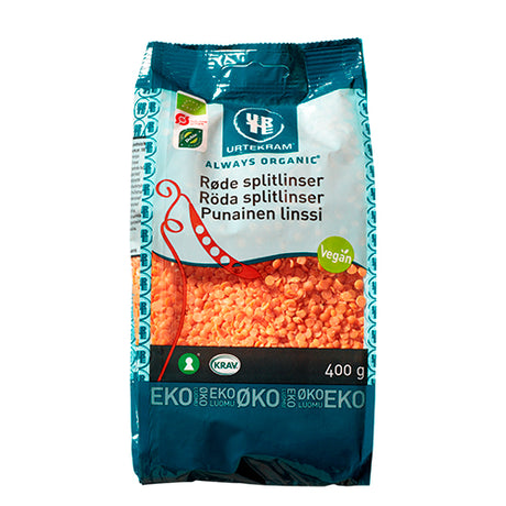 Røde Splitlinser Øko